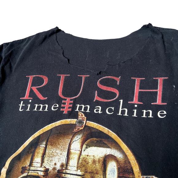 Rush Time Machine Concert Tour 2010 T-shirt Size Medium Distressed - Picture 5 of 5